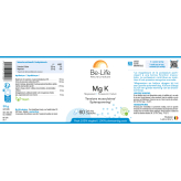 Mg K (Magnesium und Kalium) 60 Kapseln - Be-Life - Nahrungsergänzungsmittel - 2