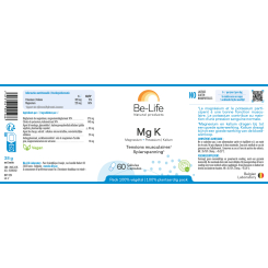 Mg K (Magnesium und Kalium) 60 Kapseln - Be-Life - Nahrungsergänzungsmittel - 2