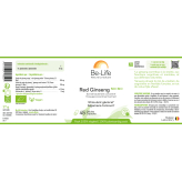 Red Ginseng extrait sec 500 Bio 45 gélules - Be-Life - Gélules de plantes - 2