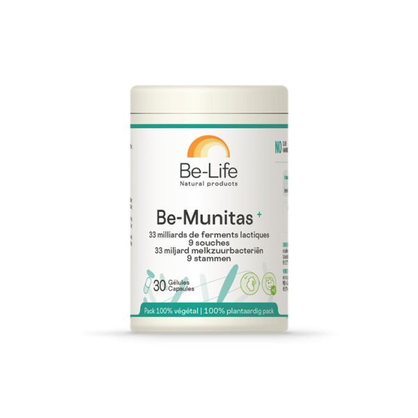 be-Munitas + (Milchsäurefermente) 30 Kapseln - Be-life - Probiotika - Präbiotika - Darmpflege - 1