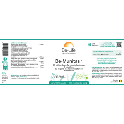 be-Munitas + (Milchsäurefermente) 30 Kapseln - Be-life - Probiotika - Präbiotika - Darmpflege - 2