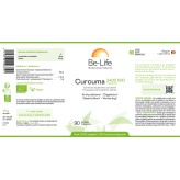 Curcuma (Extrait) 2400 Bio 90 gélules - Be-Life - Toute la gamme Be-Life - 2