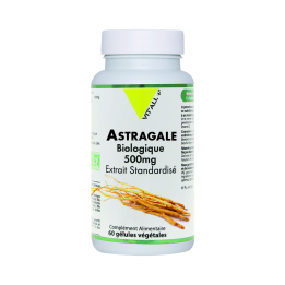 Astragale 500 mg  60 capsules - Vitall+ - Gélules de plantes - 1