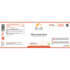 Glucosamine 1500 (Sulfate de glucosamine) 60 gélules - Be-Life - Complément alimentaire - 2