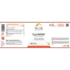 Opti-MSM 800 90 gélules - Be-Life - Articulations - Douleurs - Raideurs - Usures - 2