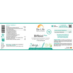 Bifibiol Plus (ferments lactiques) 60 gélules - Be-Life - Probiotiques - Prébiotiques - Entretien du colon - 2