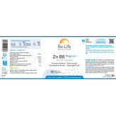 Zinc (Zn) B6 Magnum 60 gélules - Be-Life - Minéraux - 3