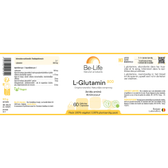 L-Glutamin 800 60 Kapseln - Be-Life - Aminosäuren - 3