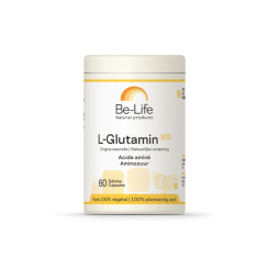 L-Glutamine 800 60 gélules - Be-Life - Acides aminés - 2