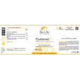 Cystenac 600 (N-Acetyl-L-Cysteine) 60 gélules - Be-Life - Acides aminés - 3