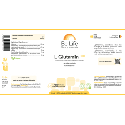L-Glutamin 800 120 Kapseln - Be-Life - Aminosäuren - 2