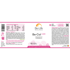 be-col 1400 60 Kapseln - Be-Life - Roter Hefereis - CoQ10 - 3