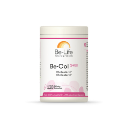 be-col 1400 120 gélules - Be-Life - Levure de Riz Rouge - CoQ10 - 2