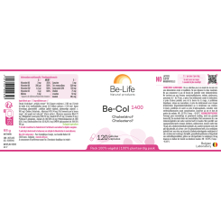 be-col 1400 120 Kapseln - Be-Life - Roter Hefereis - CoQ10 - 3
