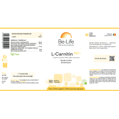 L-Carnitin 650 90 säurebeständige Kapseln - Be-Life - Aminosäuren - 2