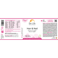 Haare & Nägel 90 Kapseln - Be-Life - Multivitamin- und Mineralstoffkomplexe - 3