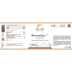Bromelase 400 60 Kapseln - Be-Life - Nahrungsergänzungsmittel - 3
