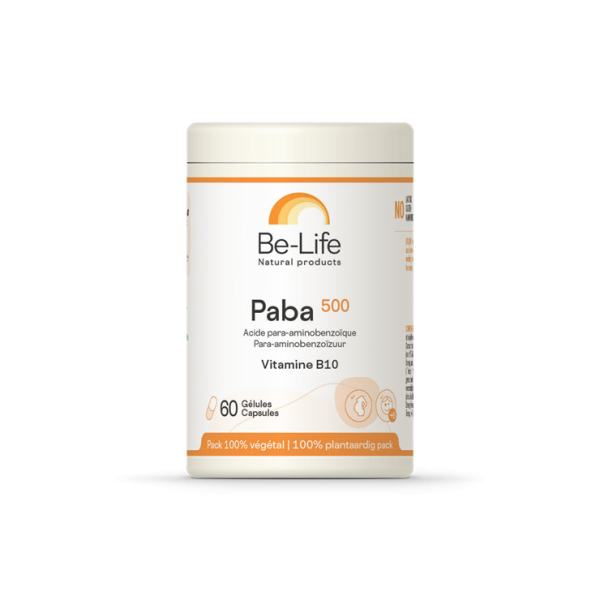 Paba 500 (Para-Aminobenzoesäure) 60 Kapseln - Be-Life - Vitamine - 2