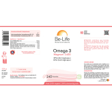Omega 3 Magnum 1400 140 Kapseln - Be-Life - Essentielle Fettsäuren (Omega) - 2