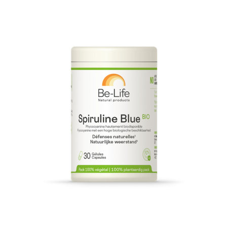 Blaue Spirulina 30 Bio-Gemüsekapseln - Be-Life - Das gesamte Be-Life-Sortiment - 1