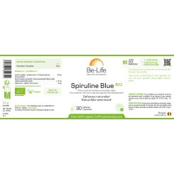 Spiruline bleue 30 gélules végétales BIO - Be-Life - Toute la gamme Be-Life - 2
