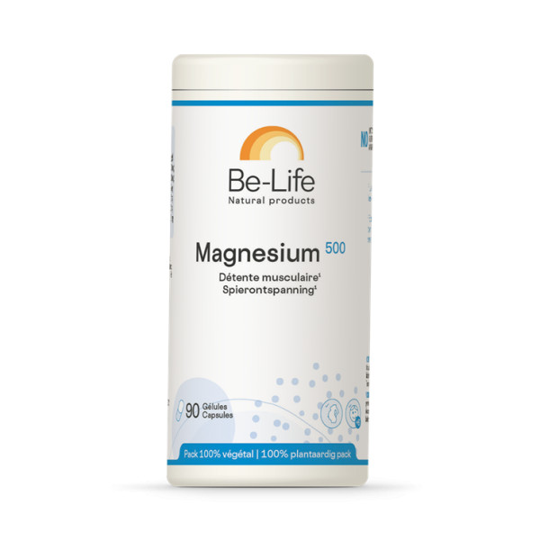Magnésium 500 90 gélules - be-life - Complément alimentaire - 1