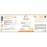 Vit C 500 Neutral (Vitamine C non-acide) 90 gélules végétales acido-résistantes - Be-Life - Vitamine C, Acérola et Bioflavonoïde