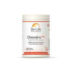 Chondro 650 (sulfate de chodroïtine) 60 gélules - Be-Life - Chondroïtine - Glucosamine - MSM - 1