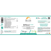 Bifibiol Junior (ferments lactiques) 60 gélules - Be-Life - Probiotiques - Prébiotiques - Entretien du colon - 1