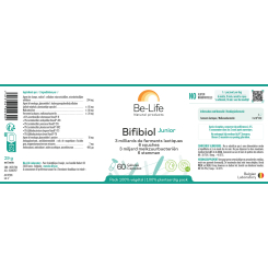 Bifibiol Junior 60 gélules - Be-Life - Probiotiques - Prébiotiques - Entretien du colon - 1