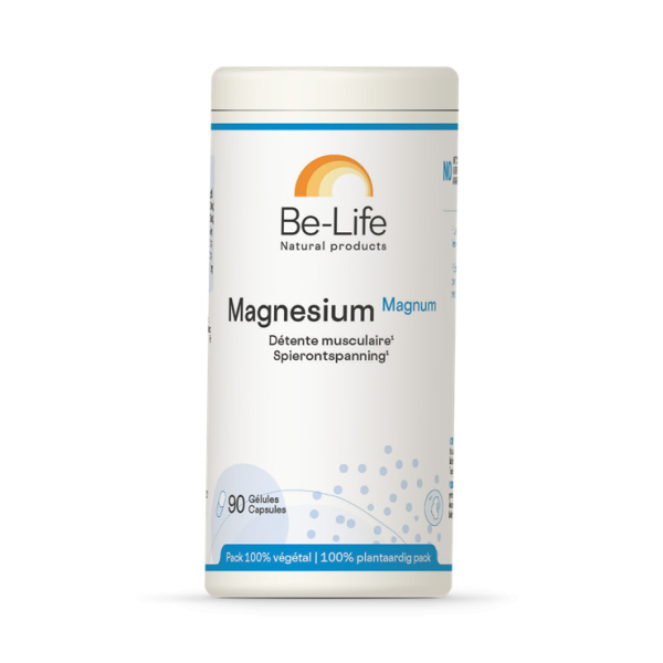 Magnesium Magnum 90 Kapseln - Be-Life - Nahrungsergänzungsmittel - 1
