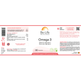 Omega 3 90 Kapseln - Be-Life - Essentielle Fettsäuren (Omega) - 3