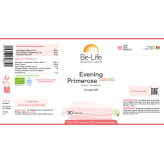 Nachtkerzenöl 1000 (Nachtkerze - Omega 6-9) 90 Kapseln Bio - Be-Life - Essentielle Fettsäuren (Omega) - 2