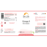 Omega 3 180 Kapseln - Be-Life - Essentielle Fettsäuren (Omega) - 2