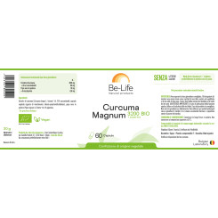 Curcuma Magnum (Extrait) + piperine 3200 Bio 60 gélules - Be-Life - Toute la gamme Be-Life - 2