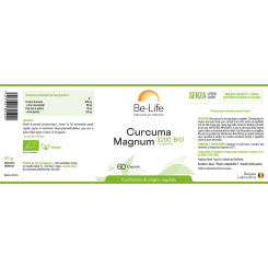 Kurkuma Magnum (Extrakt) + Piperin 3200 Bio 60 Kapseln - Be-Life - Das gesamte Be-Life Sortiment - 2