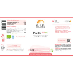 Perilla 500 Omega 3 BIO 120 gélules - Be Life - Toute la gamme Be-Life - 3