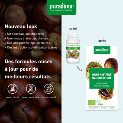 Marron d'Inde Bio 120 gélules - Purasana - Gélules de plantes - 4