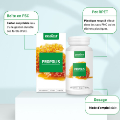 Propolis Bio 60 gélules - Purasana - Produits de la Ruche - 5