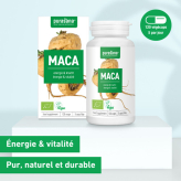 Maca Bio - 120 gélules Purasana - Gélules de plantes - 3