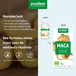 Maca Bio - 120 gélules Purasana - Gélules de plantes - 4