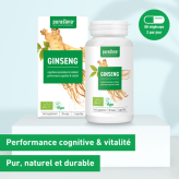 Ginseng Bio 300mg  80 gélules - Purasana - Gélules de plantes - 3