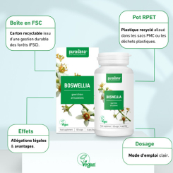 Boswellia 120 gélules - Purasana - Gélules de plantes - 5