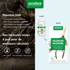 Valériane gélules (70 gél.) Extrait sec 30 mg - Purasana - Gélules de plantes - 4