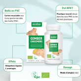 Gingembre Bio 120 gélules - Purasana - Gélules de plantes - 5
