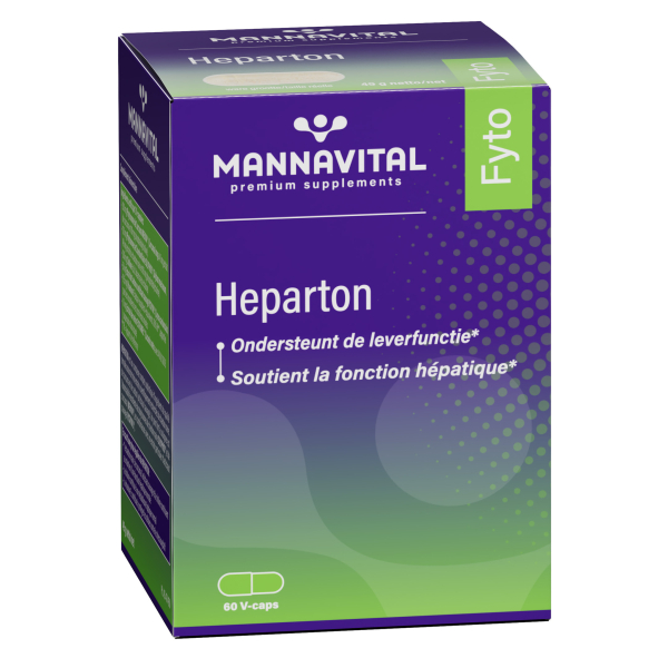 Heparton 60 pflanzliche Kapseln - Mannavital - 1