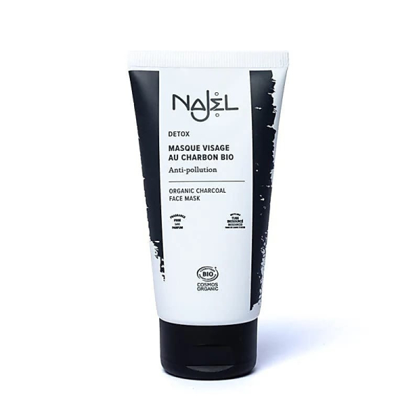 Najel Biologisch Houtskool Detox Gezichtsmasker 75ml - 1