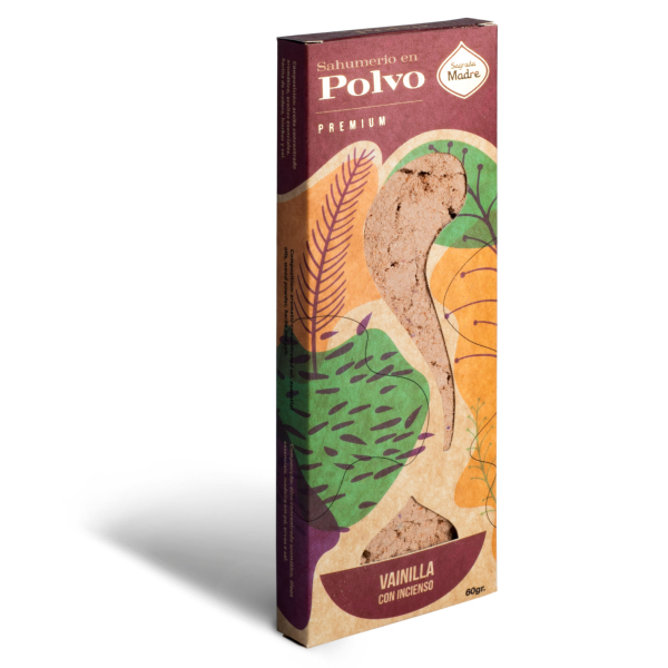 Natürliches Weihrauchpulver - Vanille und Weihrauch 45 gr - Sagrada Madre - 1