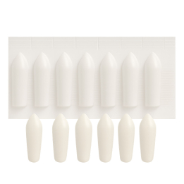 Eco-Pack - 5 x 10 Formen für 1 g Zäpfchen - Säuglingsgröße - 1