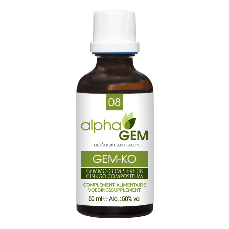 GEM - KO - Memory bud - 50 ml Biologisch - Alphagem GC08 - 1